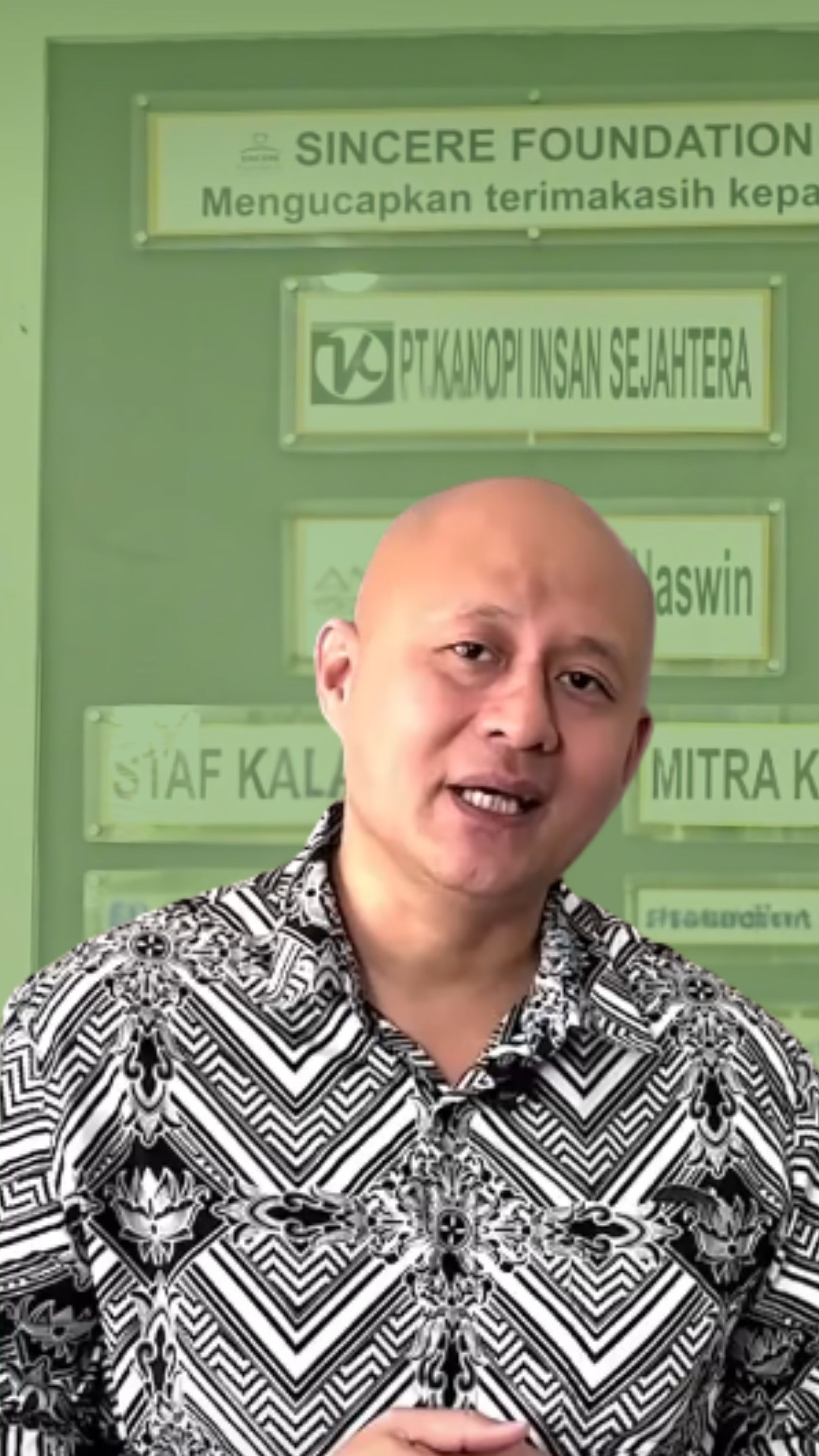 Testimoni Bapak Haryoko
